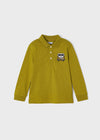 Polo M/L Aplique Oliva Niño Mayoral M4177 MAYORAL