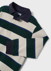 Polo M/L Rayas Verde Niño Mayoral M4180 MAYORAL