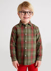 Camisa M/L Cuadros Verde/Rojo Niño Mayoral M4189 MAYORAL