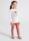 Conjunto Leggings Salmon Niña Mayoral M4777 MAYORAL