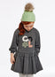 Vestido M/L Afelpado Ecofriends Gris Niña Mayoral M4973