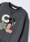Vestido M/L Afelpado Ecofriends Gris Niña Mayoral M4973 MAYORAL