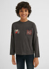 Playera M/L Ecofriends Gris Niño Junior Mayoral M7006 MAYORAL