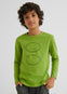 Set 2 Playeras M/L Algodon Gris/Verde Niño Junior Mayoral M7014