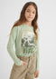 Blusa M/L Estampado Verde Pistache Niña Junior Mayoral M7027