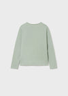Blusa M/L Estampado Verde Pistache Niña Junior Mayoral M7027 MAYORAL