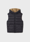 Chaleco Reversible Negro/Vizon Niño Junior Mayoral M7367 MAYORAL