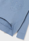 Sudadera Ecofriends Azul Cielo Niña Junior Mayoral M7470 MAYORAL