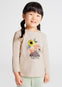 Blusa M/L Aplicaciones Arena Niña Mayoral M4093