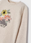 Blusa M/L Aplicaciones Arena Niña Mayoral M4093 MAYORAL