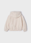 Sudadera Borreguito Cierre Beige Niña Mayoral M4496 MAYORAL