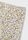 Conjunto Leggings Blusa M/L Flores Beige Niña Mayoral M4777 MAYORAL