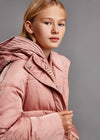 Chamarra Acolchonada Con Gorro Rosa Rubor Niña Junior Mayoral M7483 MAYORAL