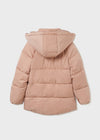 Chamarra Acolchonada Con Gorro Rosa Rubor Niña Junior Mayoral M7483 MAYORAL