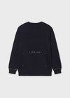 Sudadera En Relieve Marino Niño Junior Mayoral M7450 MAYORAL