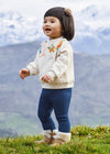 Conjunto Leggings Apliques Beige Bebe Niña Mayoral M2729 MAYORAL