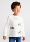 Playera M/L Vehiculos Beige Niño Mayoral M4008 MAYORAL