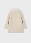 Abrigo De Rizo Beige Niña Mayoral M4484 MAYORAL