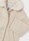 Abrigo De Rizo Beige Niña Mayoral M4484 MAYORAL