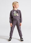 Pants Aplicaciones Gris Niña Mayoral M4855 MAYORAL