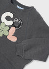 Pants Aplicaciones Gris Niña Mayoral M4855 MAYORAL