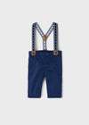 Pantalon Vestir Con Tirantes Marino Bebe Niño Mayoral M2519 MAYORAL