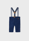 Pantalon Vestir Con Tirantes Marino Bebe Niño Mayoral M2519 MAYORAL