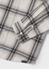 Camisa M/L Cuadros Beige-Negro Niño Mayoral M4189 MAYORAL