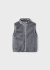 Chaleco Doble Vista Gris Niña Mayoral M4311 MAYORAL