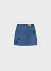 Falda Mezclilla Cintura Ajustable Niña Junior Mayoral M7933 MAYORAL