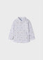 Camisa M/L Estampada Dog Gris Claro Bebe Niño Mayoral M2163