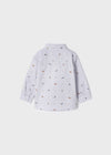 Camisa M/L Estampada Dog Gris Claro Bebe Niño Mayoral M2163 MAYORAL