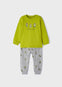 Pijama Con Bolsa Verde/Gris Ecofriends Bebe Niño Mayoral M2715
