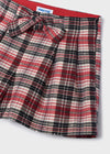 Short Cuadros Rojo Niña Mayoral M4210 MAYORAL