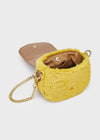 Bolso Afelpado Color Mostaza Abelylula Unitalla M5955 ABEL Y LULA