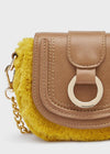 Bolso Afelpado Color Mostaza Abelylula Unitalla M5955 ABEL Y LULA