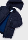 Chamarra Bomber Largo Marino Niño Mayoral M4461 MAYORAL
