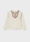 Blusa Bordado Garbanzo Junior Niña Mayoral M7172 MAYORAL