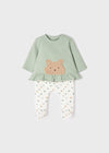 Conjunto Blusa M/L Pantalon Acolchado Jade Bebe Niña Mayoral M2506 MAYORAL