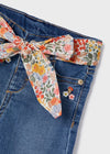 Pantalon Largo Mezclilla Flaret Fit Claro Bebe Niña Mayoral M2542 MAYORAL