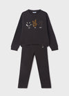 Pants Felpa Gris Niña Junior Mayoral M7830