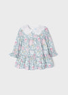Vestido Estampado M/L Jade Bebe Niña Mayoral M2940 MAYORAL