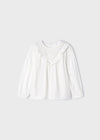 Blusa Estampado Beige Niña Mayoral M4191 MAYORAL