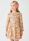 Vestido Popelin Estampado Rubor Abelylula Niña M5521 ABEL Y LULA