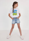 Short Mezclilla Claro Niña Junior Mayoral M235 MAYORAL