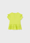 Blusa Combinada Perforada Verde Lima Bebe Niña Mayoral M1007 MAYORAL