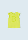 Blusa M/C Bordada Verde Lima Bebe Niña Mayoral M1012 MAYORAL