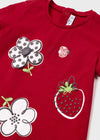 Blusa M/C Rojo Bebe Niña Mayoral M1014 MAYORAL