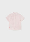Camisa M/C Cuello Mao Lino Rayas Bebe Niño Mayoral M1112 MAYORAL
