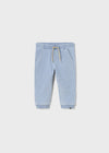 Pantalon Jogger Felpa Denim Claro Bebe Niño Mayoral M1520 MAYORAL